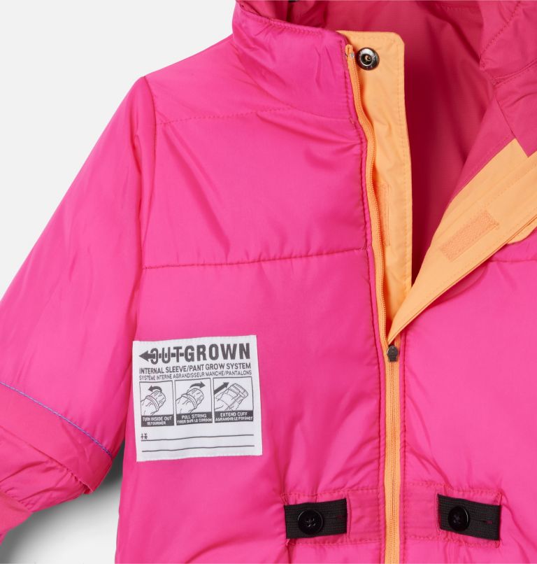 Kids' Toddler Buga II Snowsuit, Color: Bright Nectar, Fuchsia Fizz, image 3