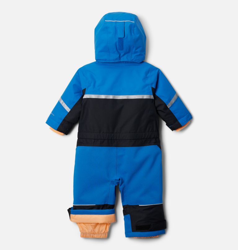 Infant Buga II Snowsuit, Color: Black, Bright Indigo, image 2