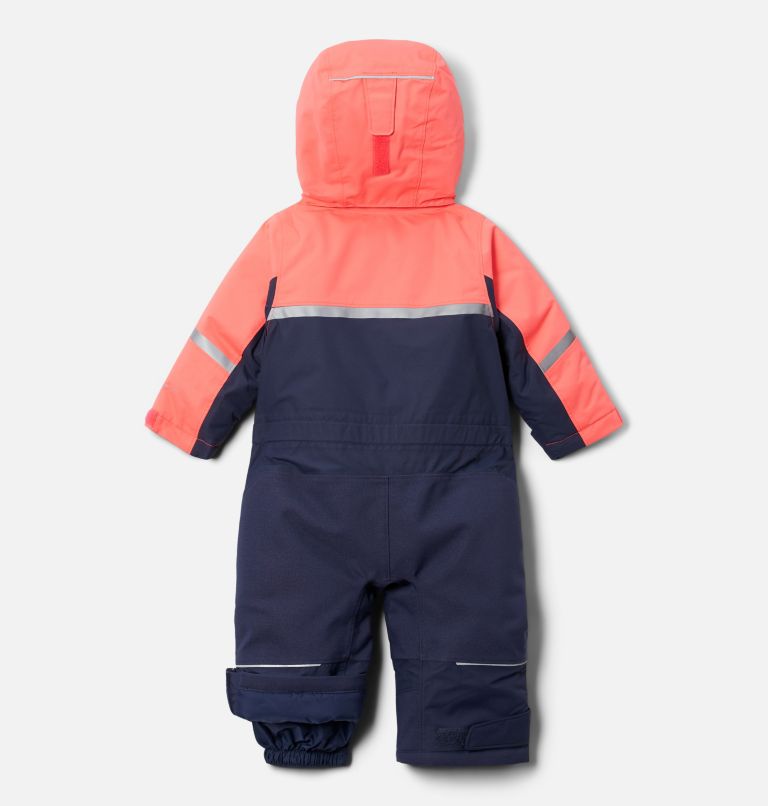 Infant Buga II Snowsuit, Color: Nocturnal, Neon Sunrise, image 2