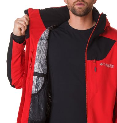 columbia titanium red jacket