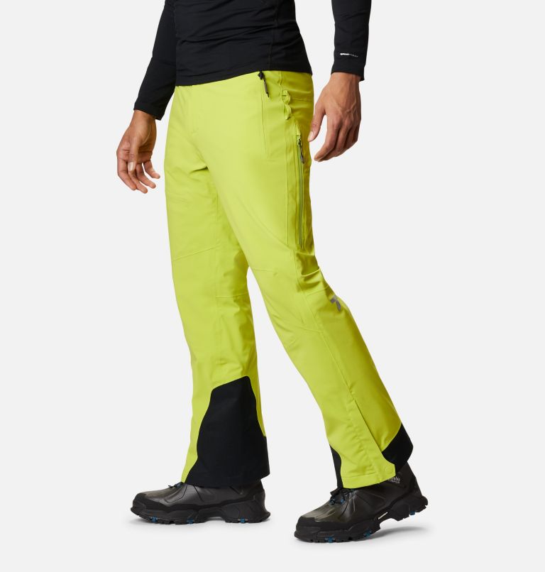 Men's Powder Keg III Ski Pant, Color: Bright Chartreuse, image 3