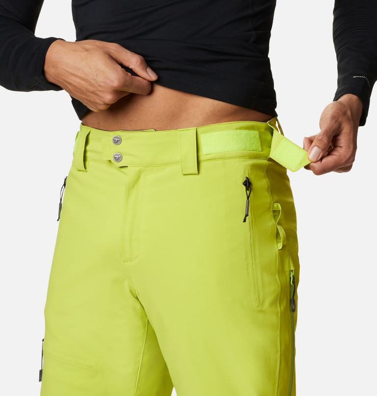 Men's Powder Keg III Ski Pant, Color: Bright Chartreuse, image 8