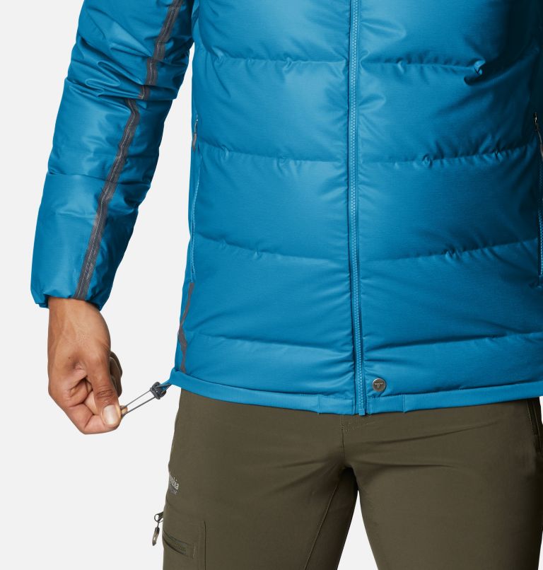 Men's OutDry Ex Alta Peak Down Jacket, Color: Canyon Blue Heather, image 6