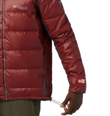 columbia titanium red jacket