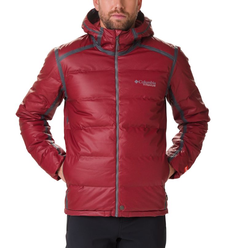 Columbia men's titanium outdry hot sale down hooded puffer jacket