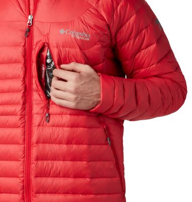 columbia titanium red jacket