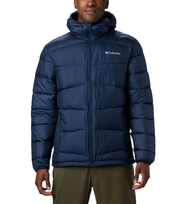 Manteau à capuchon Fivemile Butte pour homme, Color: Collegiate Navy, image 3