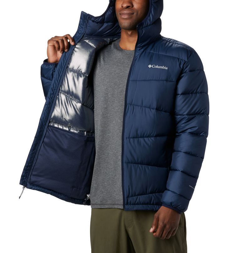 Manteau à capuchon Fivemile Butte pour homme, Color: Collegiate Navy, image 5
