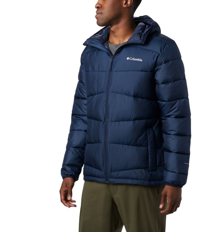 Manteau à capuchon Fivemile Butte pour homme, Color: Collegiate Navy, image 1