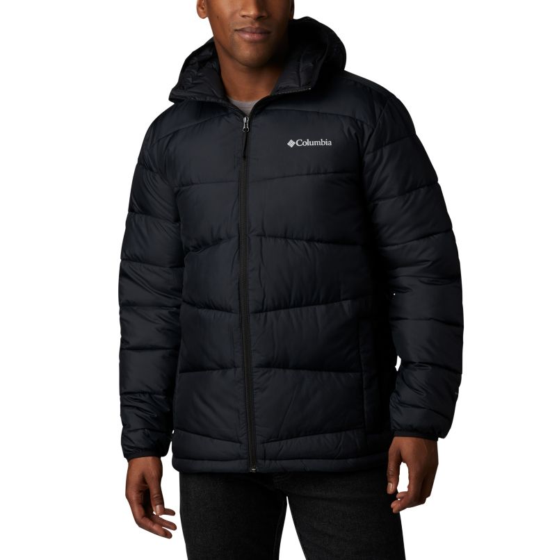 Men's Fivemile Butte Hooded Jacket - Active Fit, Color: Black, image 1