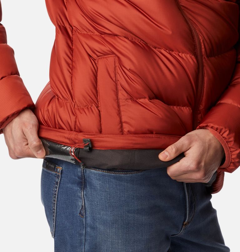 Fivemile Butte Hooded Jacket | 849 | M, Color: Warp Red, image 7