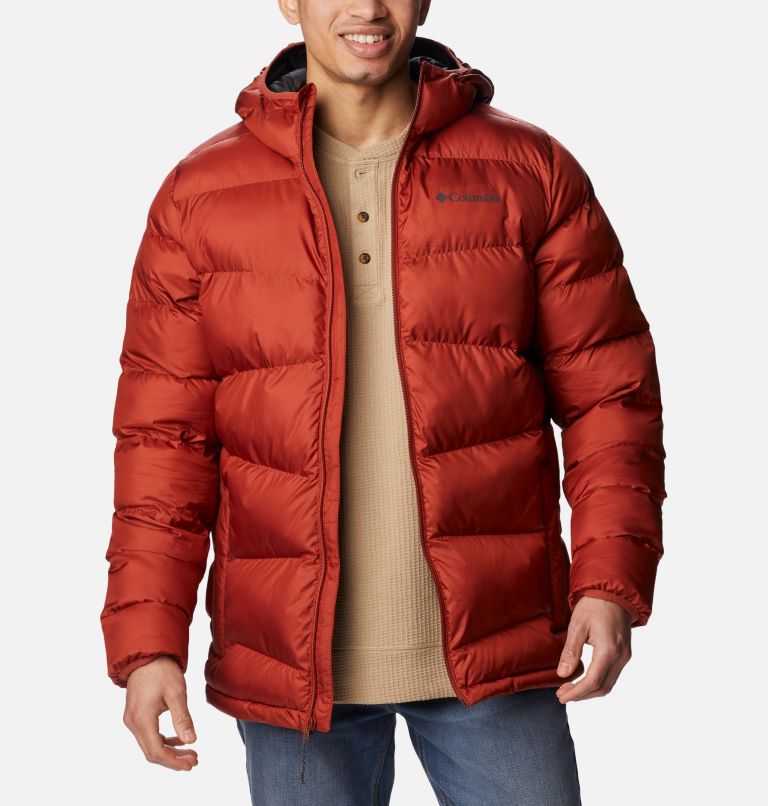 Fivemile Butte Hooded Jacket | 849 | M, Color: Warp Red, image 8