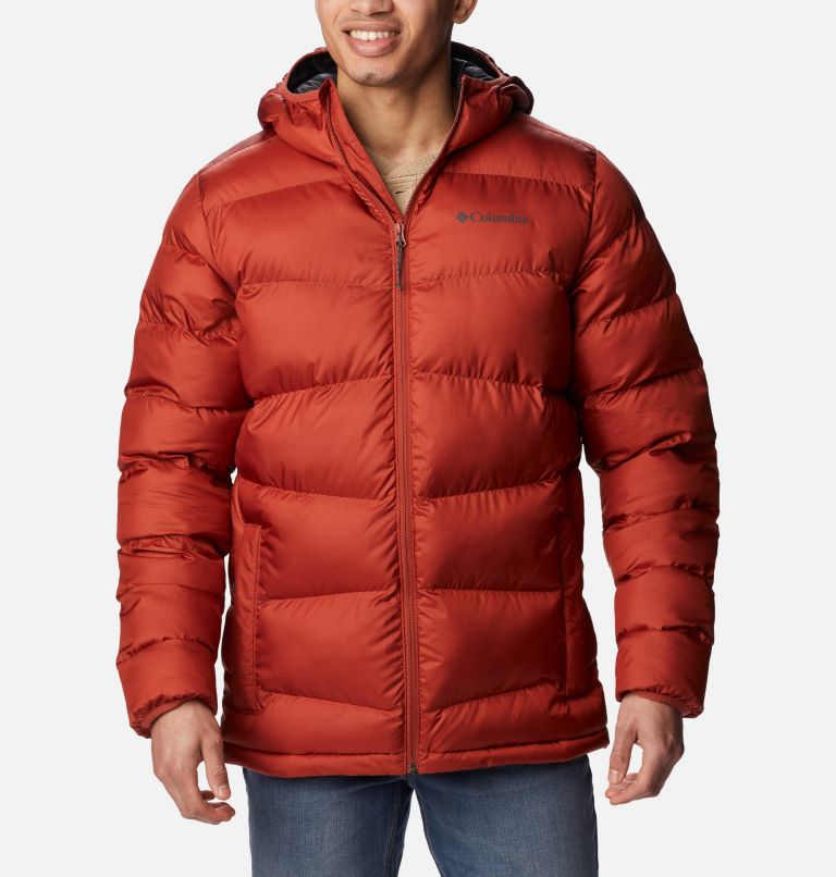 Fivemile Butte Hooded Jacket | 849 | M, Color: Warp Red, image 1