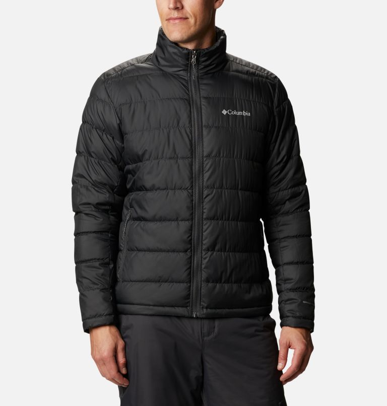 Men's Lhotse III Interchange Jacket, Color: Stone Green, Shark, image 8