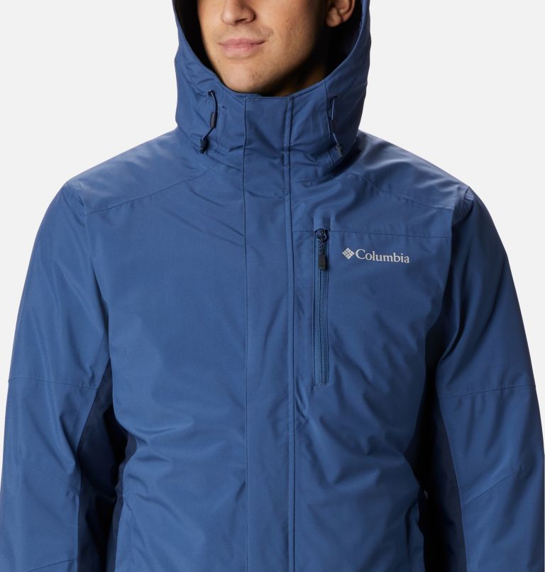 Men's Lhotse III Interchange Jacket, Color: Night Tide, Collegiate Navy, image 4