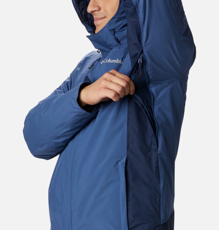 Men's Lhotse III Interchange Jacket, Color: Night Tide, Collegiate Navy, image 6