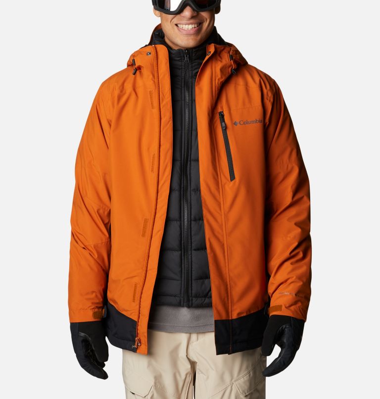 Men's Lhotse III Interchange Jacket, Color: Warm Copper, Black, image 14