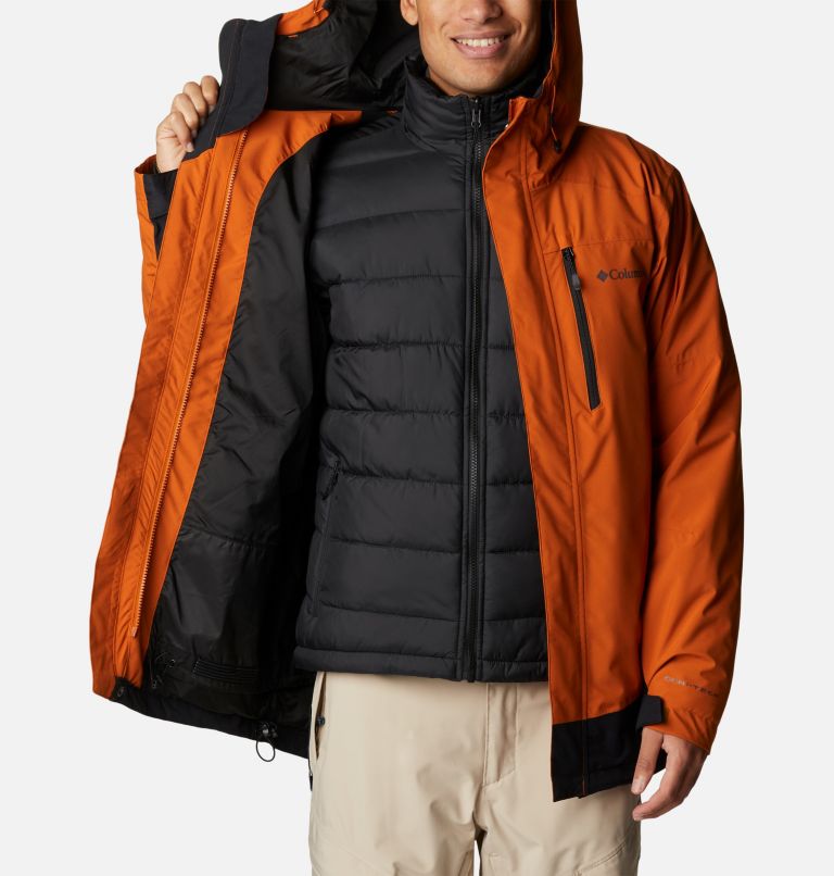 Thumbnail: Men's Lhotse III Interchange Jacket, Color: Warm Copper, Black, image 5