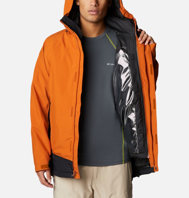 Men's Lhotse III Interchange Jacket, Color: Warm Copper, Black, image 6