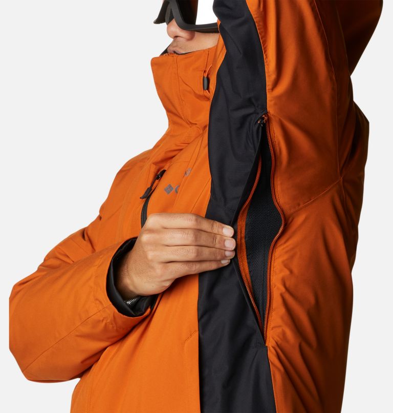 Men's Lhotse III Interchange Jacket, Color: Warm Copper, Black, image 9