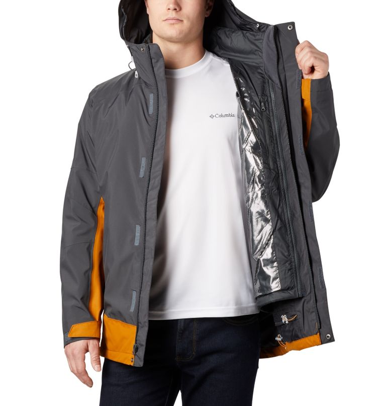 Lhotse III Interchange Jacket - Tall, Color: Shark, Burnished Amber, image 7