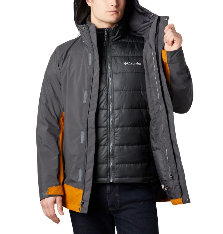 Lhotse III Interchange Jacket - Tall, Color: Shark, Burnished Amber, image 8
