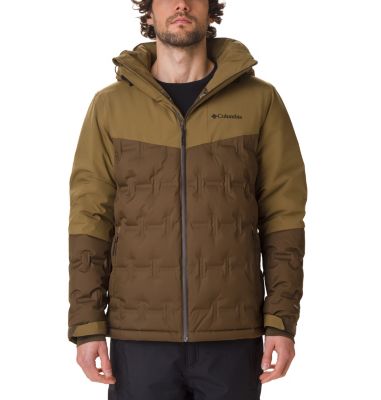 Giacca Sci Wild Card da uomo Wild Card&trade; Down Jacket | 011 | S, Olive Green, Olive Brown, front
