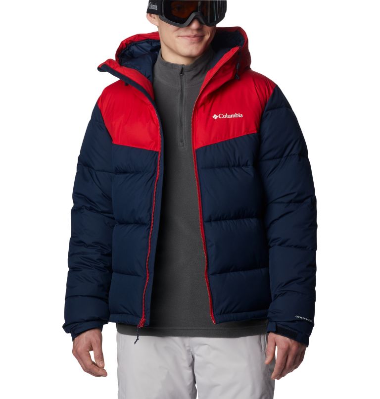 Thumbnail: Men's Iceline Ridge Jacket, Color: Collegiate Navy, Mountain Red, image 12