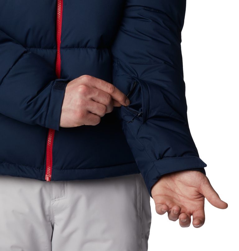 Men's Iceline Ridge Jacket, Color: Collegiate Navy, Mountain Red, image 10