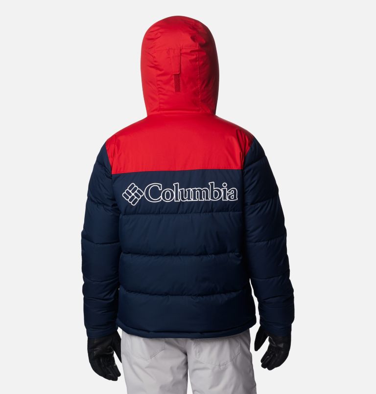 Thumbnail: Men's Iceline Ridge Jacket, Color: Collegiate Navy, Mountain Red, image 2