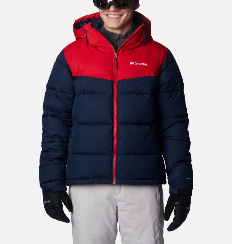 Men's Iceline Ridge Jacket, Color: Collegiate Navy, Mountain Red, image 1