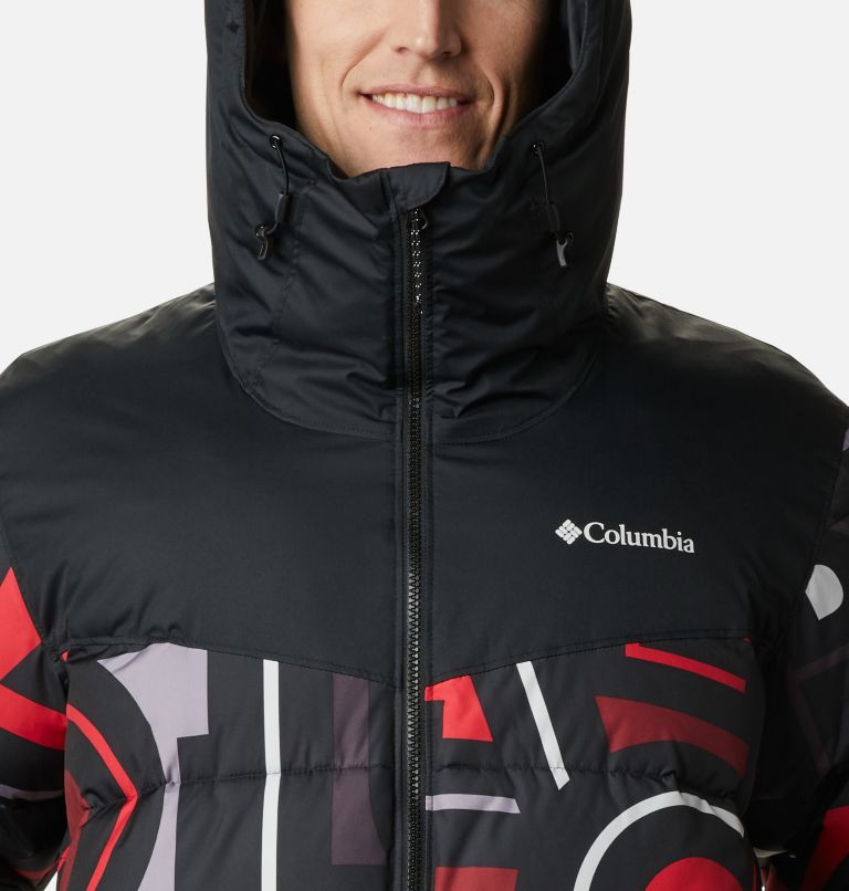 Iceline Ridge Jacket | 012 | XXL, Color: Black Multi Typo, Black, image 4