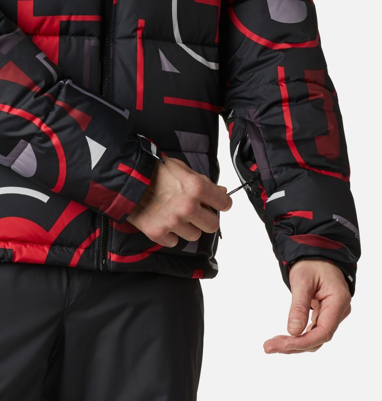 Iceline Ridge Jacket | 012 | XXL, Color: Black Multi Typo, Black, image 9