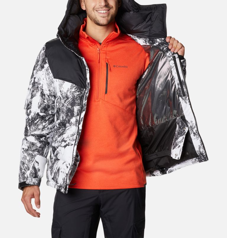 Iceline Ridge Jacket | 101 | XXL, Color: White Berg Print, Black, image 5