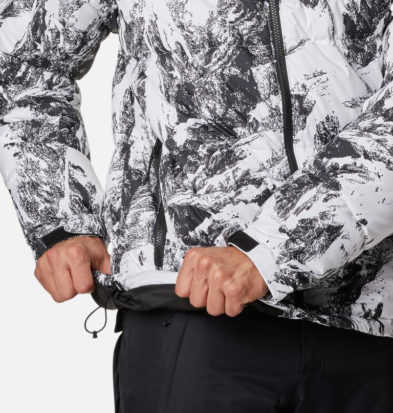 Iceline Ridge Jacket | 101 | XXL, Color: White Berg Print, Black, image 9
