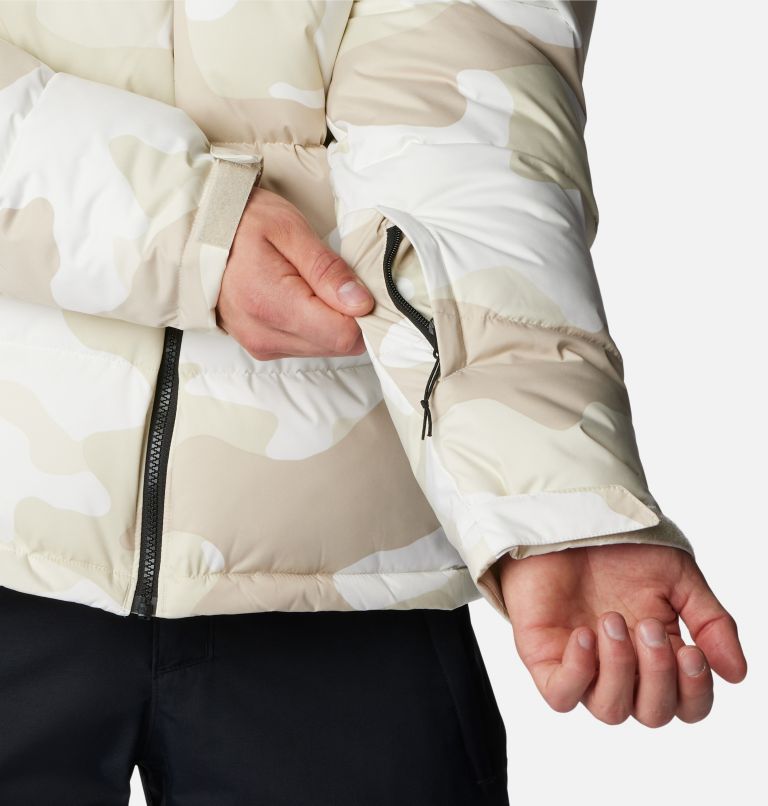 Thumbnail: Men's Iceline Ridge Ski Jacket, Color: Dark Stone Mod Camo Print, Black, image 9