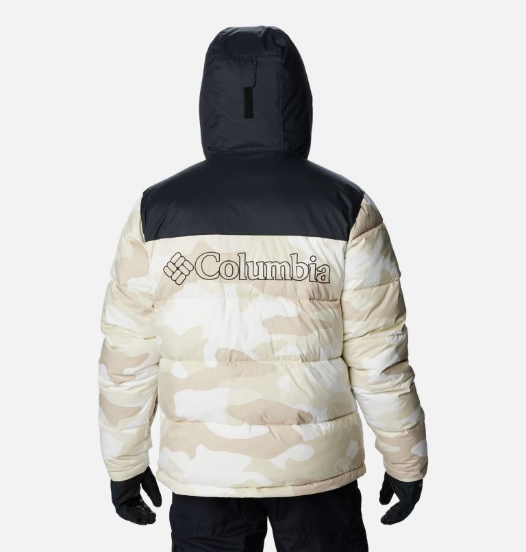 Men's Iceline Ridge Ski Jacket, Color: Dark Stone Mod Camo Print, Black, image 2