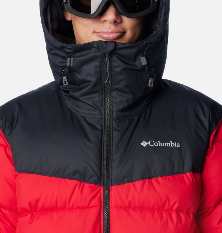 Thumbnail: Doudoune de Ski Iceline Ridge Homme, Color: Mountain Red, Black, image 4