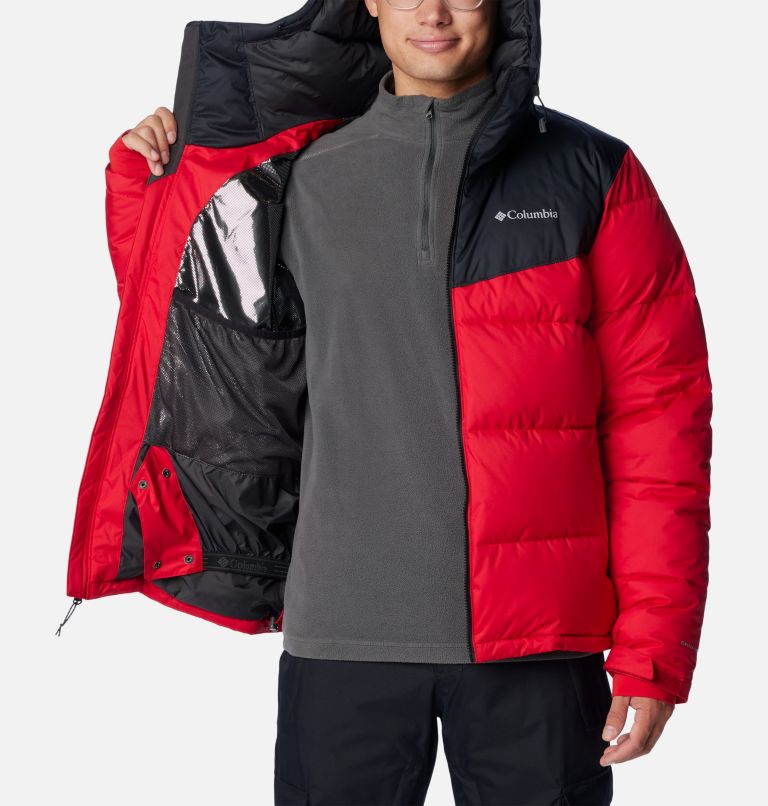 Thumbnail: Doudoune de Ski Iceline Ridge Homme, Color: Mountain Red, Black, image 5