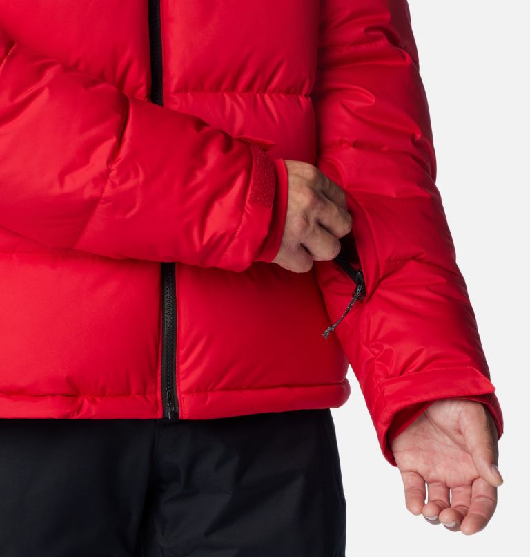 Thumbnail: Doudoune de Ski Iceline Ridge Homme, Color: Mountain Red, Black, image 9