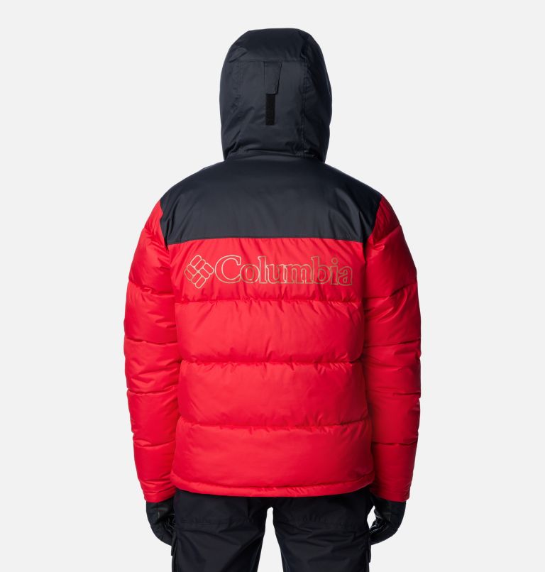 Thumbnail: Doudoune de Ski Iceline Ridge Homme, Color: Mountain Red, Black, image 2