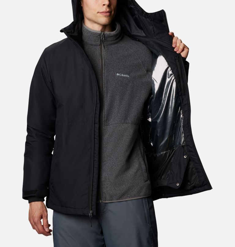 Men's Timberturner Insulated Ski Jacket, Color: Black, image 6