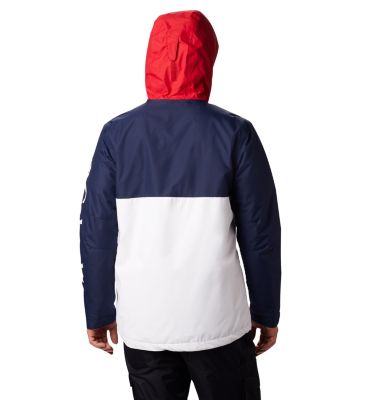 Men's Timberturner Ski Jacket Timberturner&trade; Jacket | 013 | S, White, Collegiate Navy, back