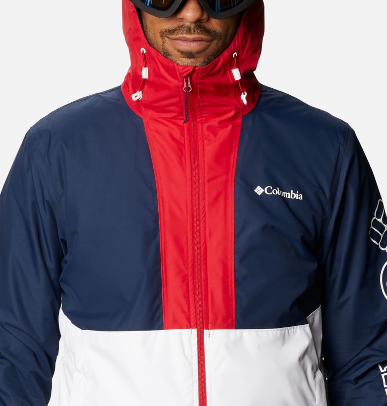 Veste de Ski Imperméable Timberturner Homme, Color: White, Collegiate Navy, image 4