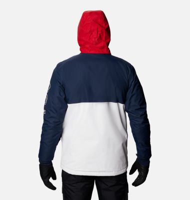 Men's Timberturner Ski Jacket Timberturner&trade; Jacket | 013 | S, White, Collegiate Navy, back