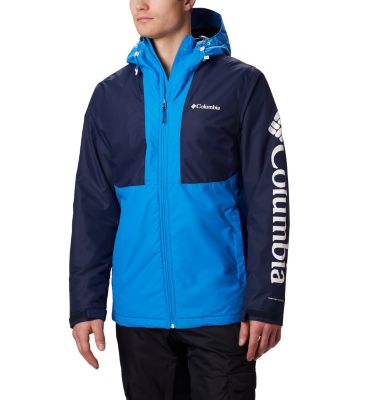 Men's Timberturner Ski Jacket Timberturner&trade; Jacket | 013 | S, Azure Blue, Collegiate Navy, front