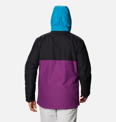 Men's Timberturner Ski Jacket Timberturner&trade; Jacket | 013 | S, Plum, Black, Fjord Blue, back