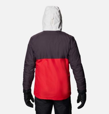 Men's Timberturner Ski Jacket Timberturner&trade; Jacket | 013 | S, Mountain Red, Dark Purple, Nimbus Grey, back