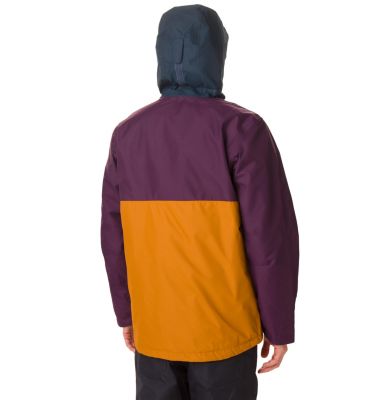 Men's Timberturner Ski Jacket Timberturner&trade; Jacket | 013 | S, Burnished Amber, Black Cherry, back