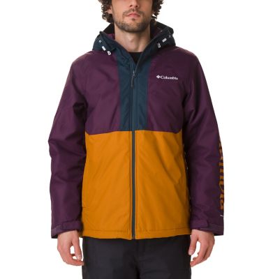 Men's Timberturner Ski Jacket Timberturner&trade; Jacket | 013 | S, Burnished Amber, Black Cherry, front
